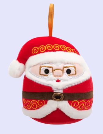 SQUISHMALLOWS - 2024 HOLIDAY ORNAMENTS - NICK SANTA CLAUS - Toyworld Frankston
