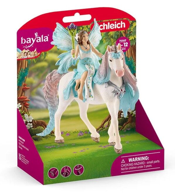 SCHLEICH - BAYALA FAIRY EYELA WITH PRINCESS UNICORN
