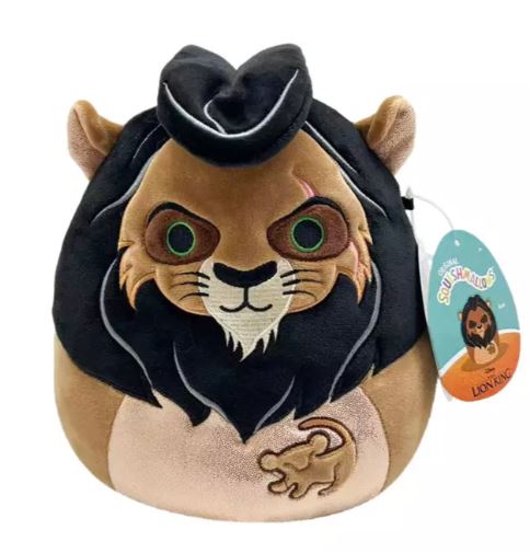 SQUISHMALLOWS - 8 INCH LION KING 30TH ANNIVERSARY SCAR - Toyworld Frankston