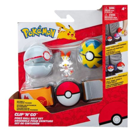 POKEMON CLIP AND GO WAVE 1 BELT - SCORBUNNY - Toyworld Frankston
