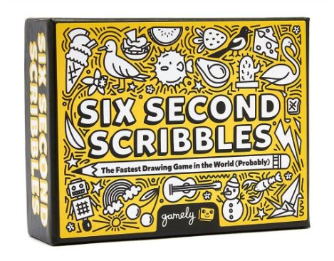 SIX SECOND SCRIBBLES - CARD GAME - Toyworld Frankston