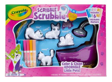 CRAYOLA - SCRIBBLE SCRUBBIE -  BATH TUB PLAY SET - Toyworld Frankston