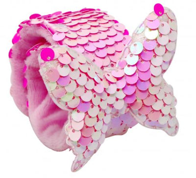 PINK POPPY - BUTTERFLY SEQUIN SLAP BRACELET - Toyworld Frankston