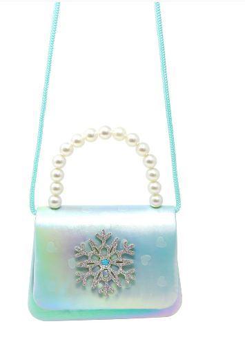 PINK POPPY SNOWFLAKE HARD HANDBAG - Toyworld Frankston