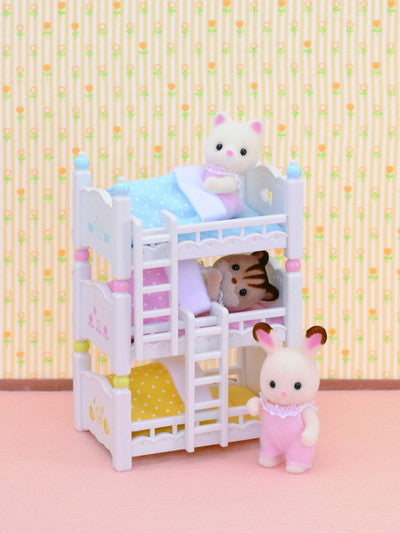 SYLVANIAN FAMILIES - TRIPLE BUNK BEDS - Toyworld Frankston