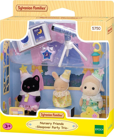 SYLVANIAN FAMILIES - NURSERY FRIENDS - SLEEPOVER PARTY TRIO - Toyworld Frankston