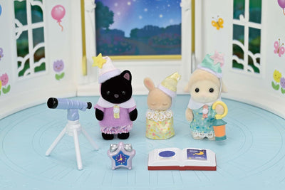 SYLVANIAN FAMILIES - NURSERY FRIENDS - SLEEPOVER PARTY TRIO - Toyworld Frankston
