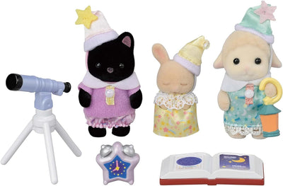 SYLVANIAN FAMILIES - NURSERY FRIENDS - SLEEPOVER PARTY TRIO - Toyworld Frankston