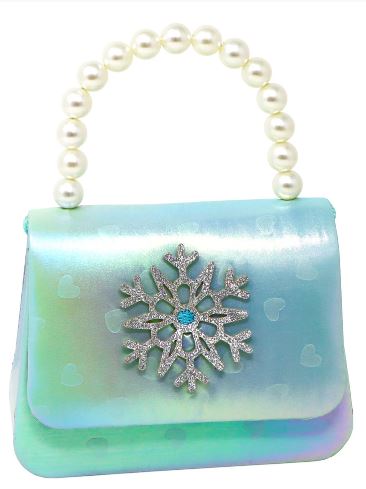 PINK POPPY SNOWFLAKE HARD HANDBAG - Toyworld Frankston