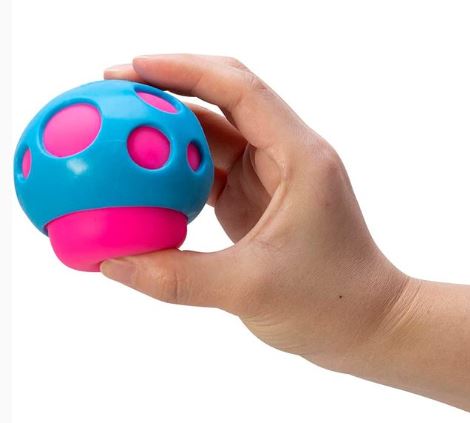 SCHYLLING - GROOVY SHROOM NEE-DOH STRESS BALL - Toyworld Frankston