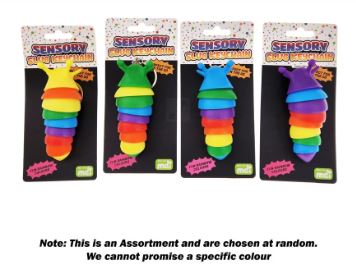 SENSORY SLUG KEYCHAIN