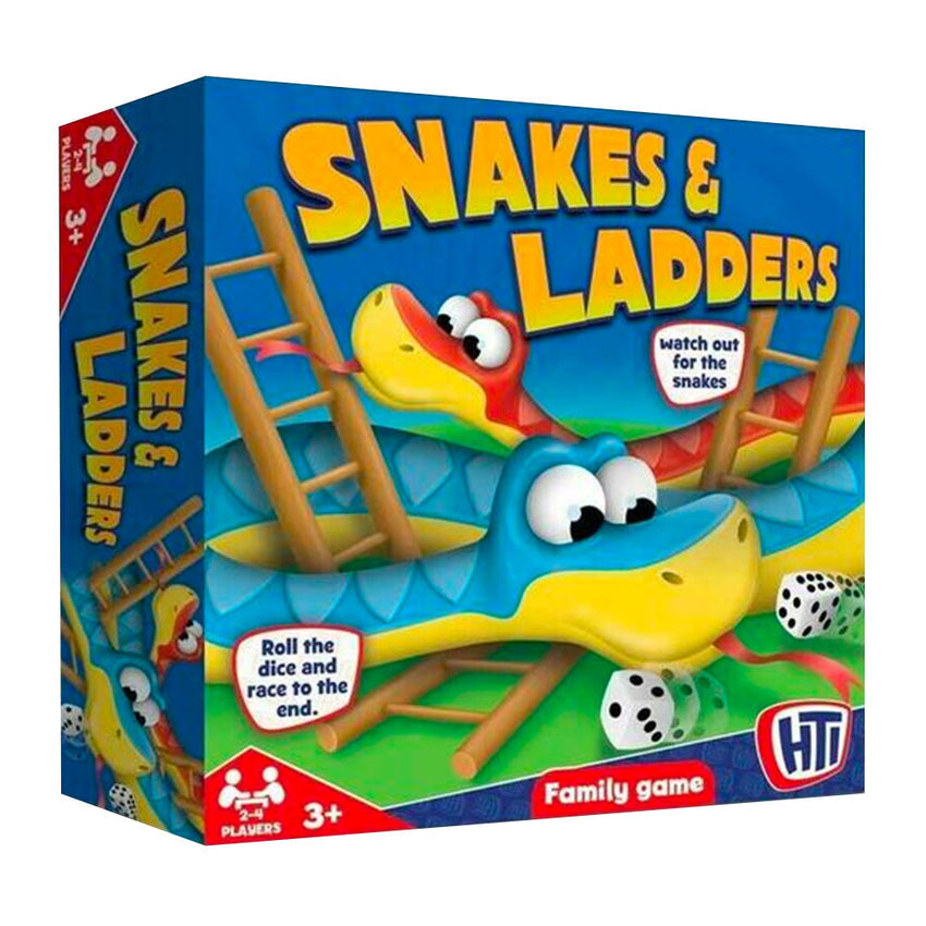 HTI SNAKES AND LADDERS FAMILY GAME - Toyworld Frankston