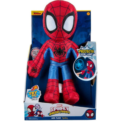 SPIDEY N FEATURE PLUSH (WEB FLASH) ASSORTED - SPIDEY