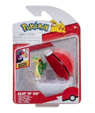 POKEMON CLIP AND GO - POKEBALL SNIVY - Toyworld Frankston
