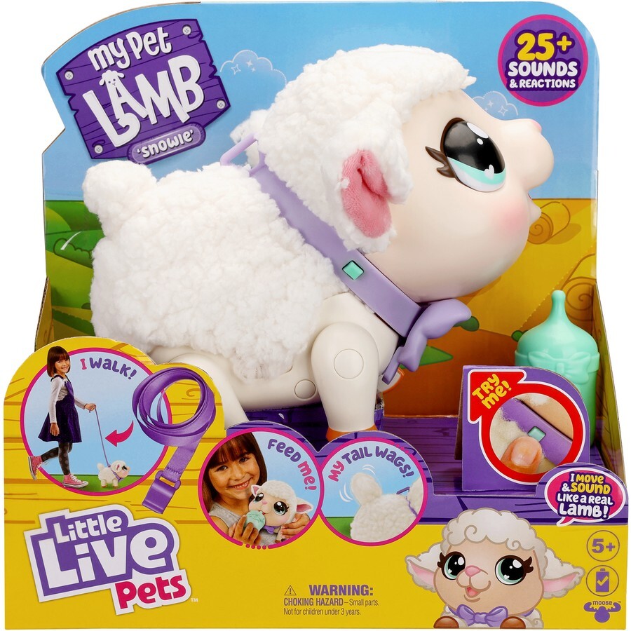 LITTLE LIVE PETS - MY PET LAMB SNOWIE - Toyworld Frankston