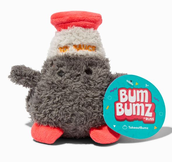 BUMBUMZ TAKEOUTBUMZ 4.5 INCH PLUSH - SPENCE THE SOY SAUCE - Toyworld Frankston