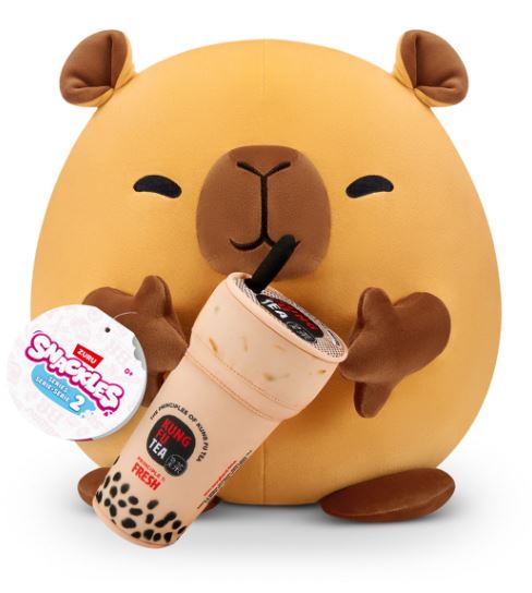 ZURU SNACKLES - KUNGFU TEA SPENCER CAPYBARA 8INCH - Toyworld Frankston