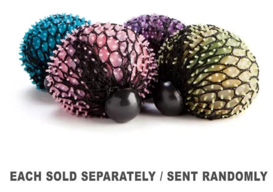 SPIKEY SQUISH STRESS BALL SENSORY TOY ASSORTED COLOURS - Toyworld Frankston
