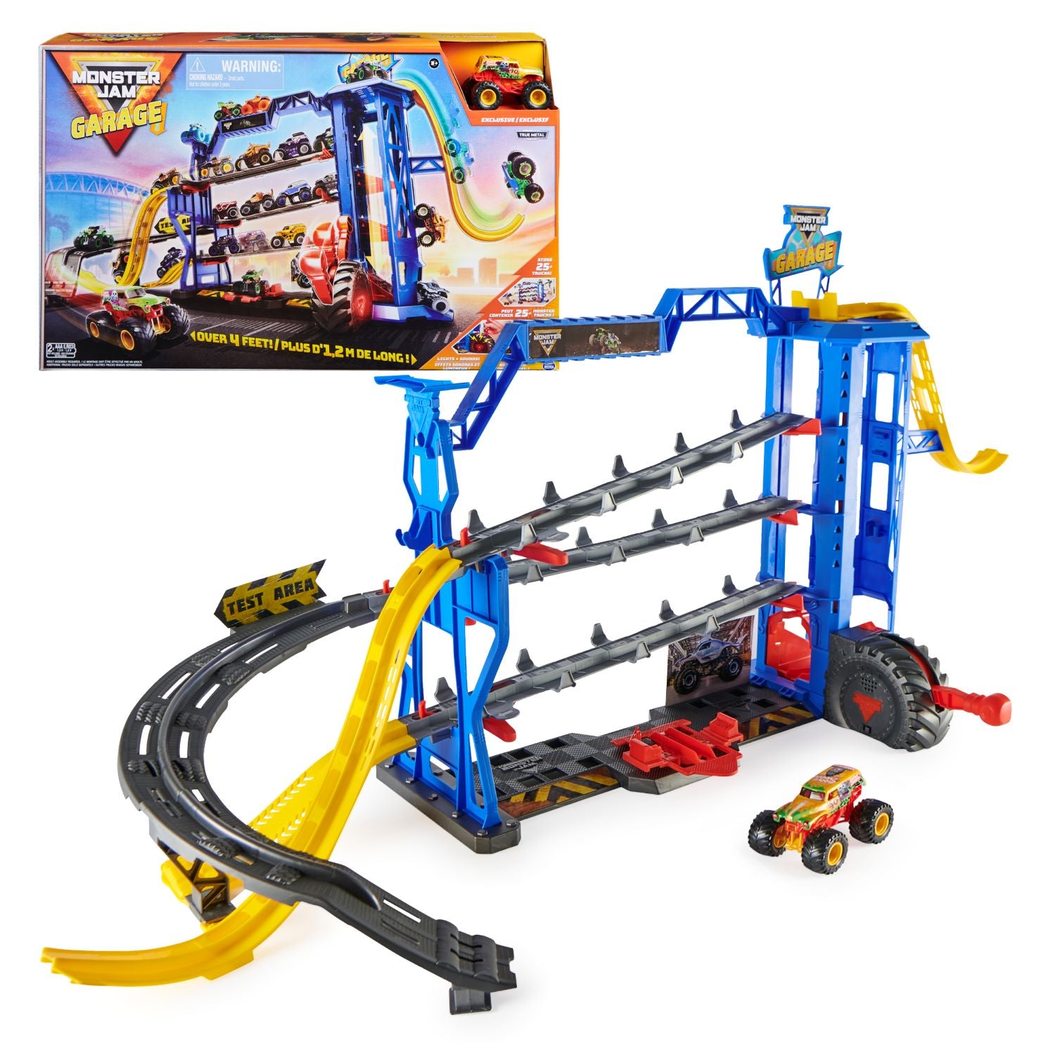 MONSTER JAM 1:64 GARAGE PLAY SET - Toyworld Frankston