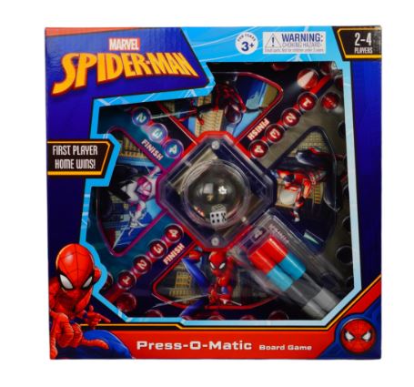 MARVEL SPIDERMAN PRESS-O-MATIC - Toyworld Frankston