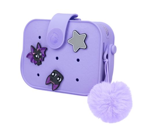 SWAP POP PURSE - PURPLE BAT