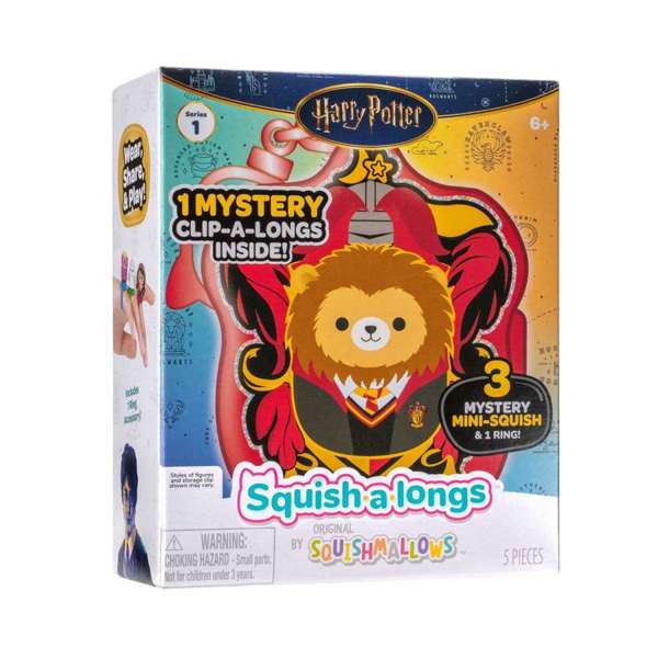 SQUISHMALLOW SQUISH A LONG CLIPS A LONGS - HARRY POTTER - Toyworld Frankston