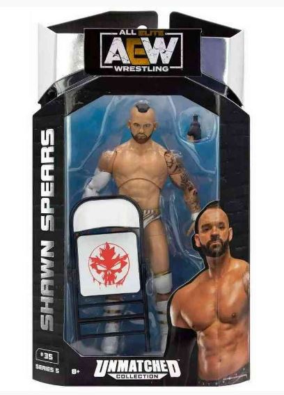 ALL ELITE WRESTLING UNMATCHED #35 SHAWN SPEARS  ACTION FIGURES - Toyworld Frankston