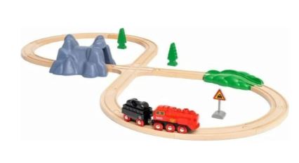 BRIO STEAMING TRAIN SET 24 PIECES