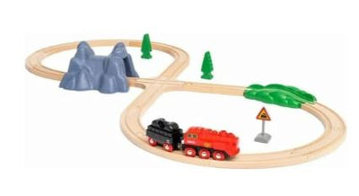 BRIO STEAMING TRAIN SET 24 PIECES