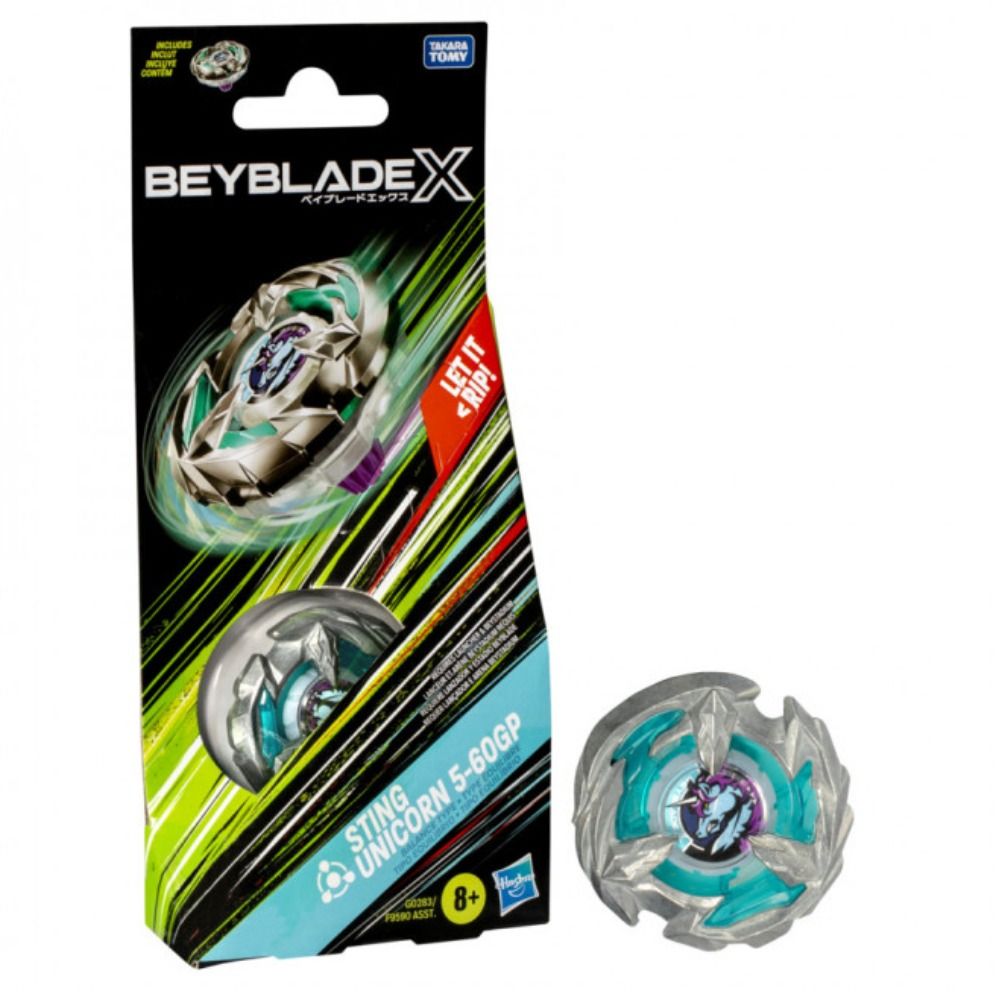 BEYBLADE X SINGLE BOOSTER PACK STING UNICORN 5-60GP - Toyworld Frankston