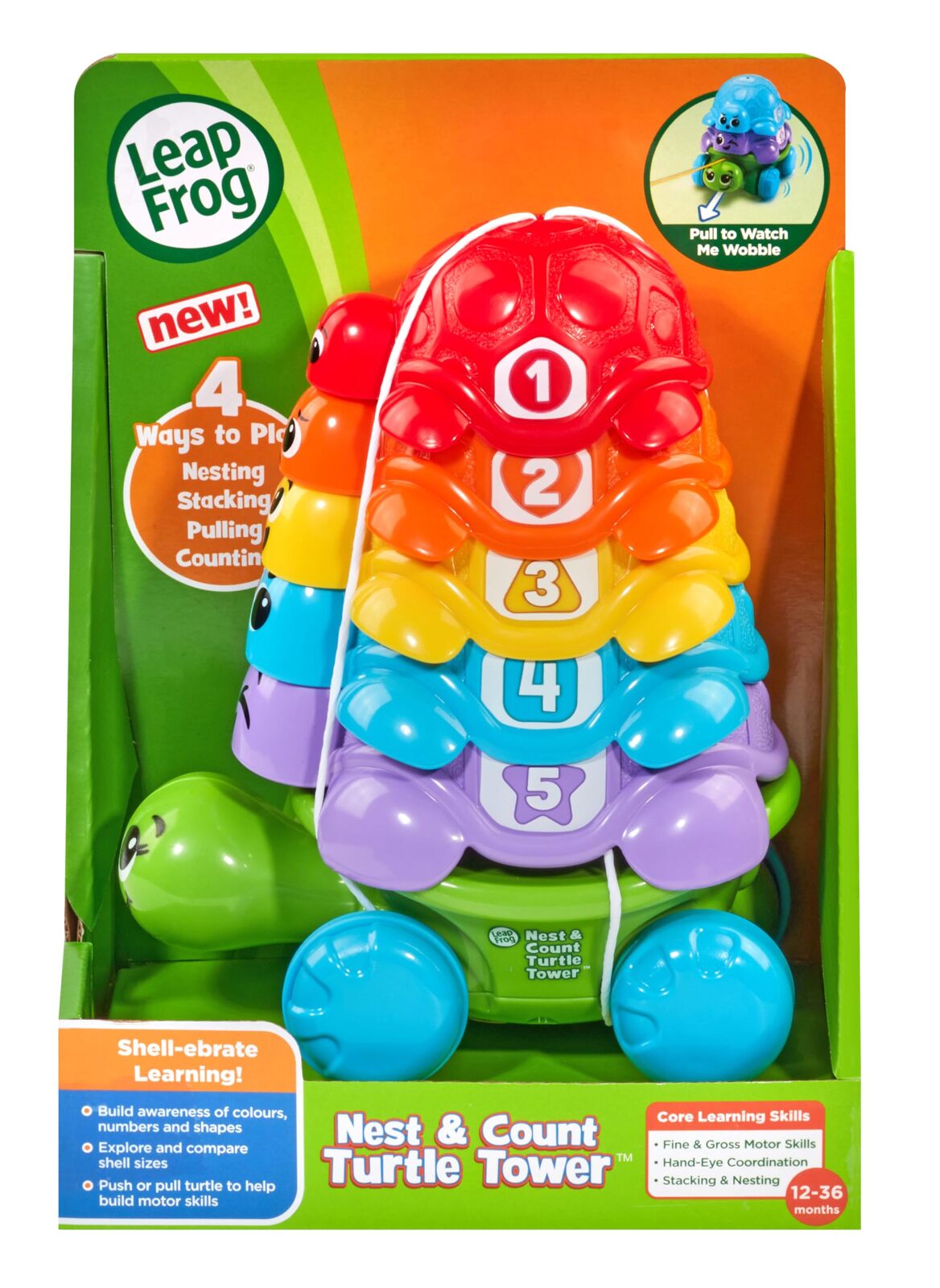 LEAPFROG NEST AND COUNT TURTLE TOWER - Toyworld Frankston