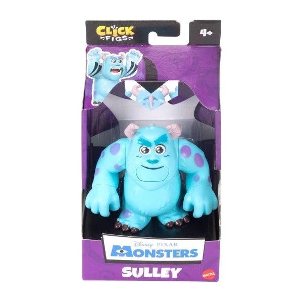 DISNEY PIXAR CLICK FIGS - MONSTERS INC - SULLEY - Toyworld Frankston
