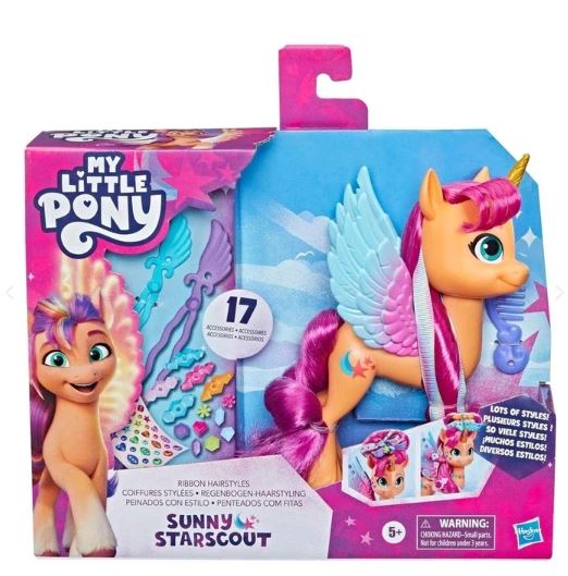 MY LITTLE PONY - SUNNY STARSCOUT RIBBON HAIR STYLES - Toyworld Frankston