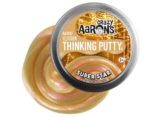 CRAZY AARON'S THINKING PUTTY MINI ILLUSION - SUPER STAR - Toyworld Frankston