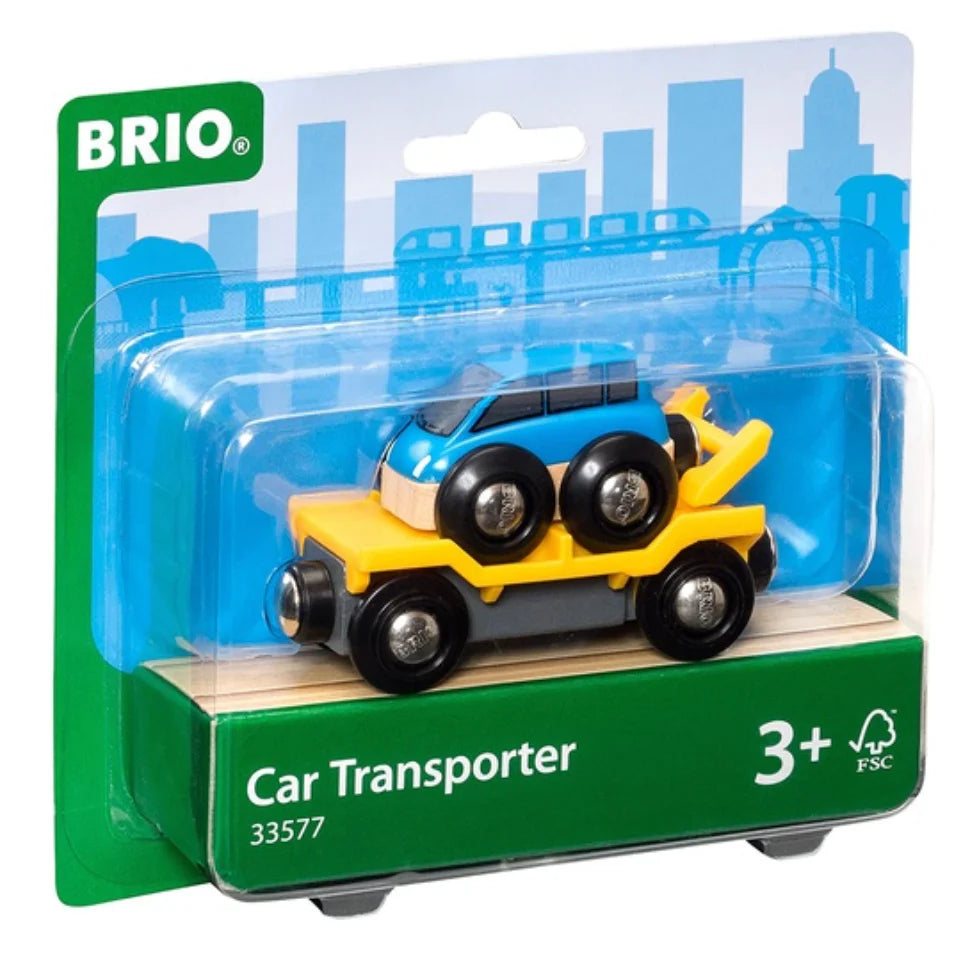 BRIO VEHICLE - CAR TRANSPORTER - 2 PIECES - Toyworld Frankston
