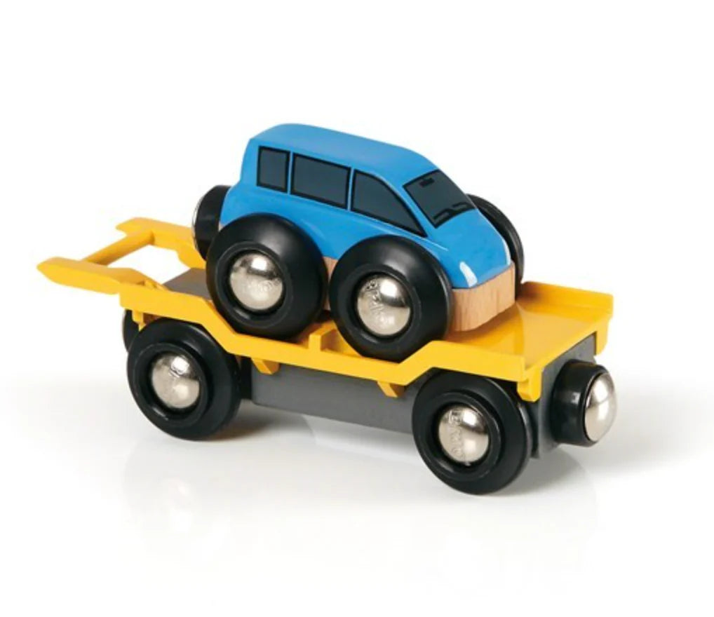 BRIO VEHICLE - CAR TRANSPORTER - 2 PIECES - Toyworld Frankston
