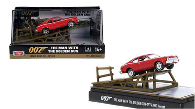 MOTORMAX 1:64 DIECAST MODEL - JAMES BOND 'THE MAN WITH THE GOLDEN GUN' (1974) - 1974 AMC HORNET - Toyworld Frankston