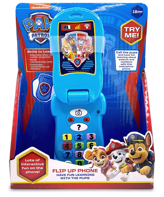 PAW PATROL - FLIP UP PHONE - Toyworld Frankston