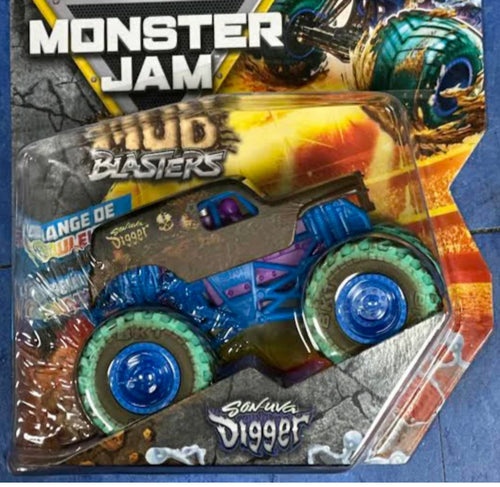 MONSTER JAM - 1:64 DIECAST MUD BLASTERS - SON UVA DIGGER