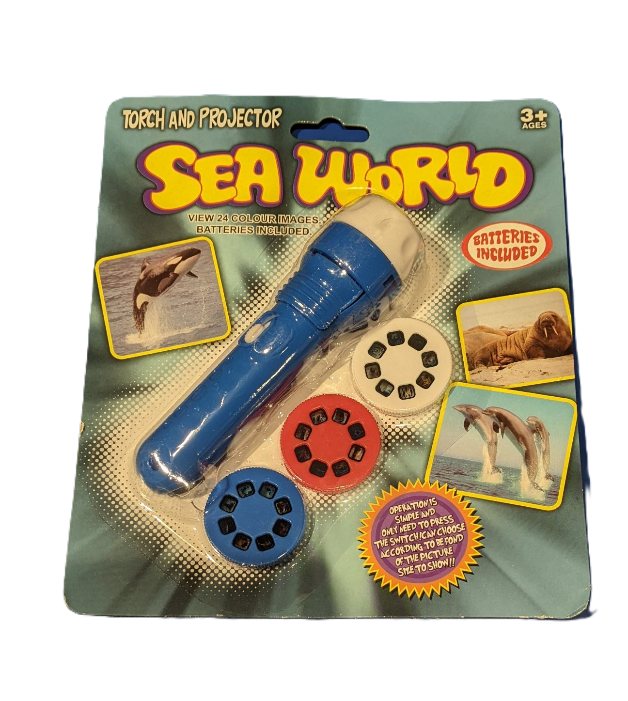 Sea World Projector Torch - 13.5cm
