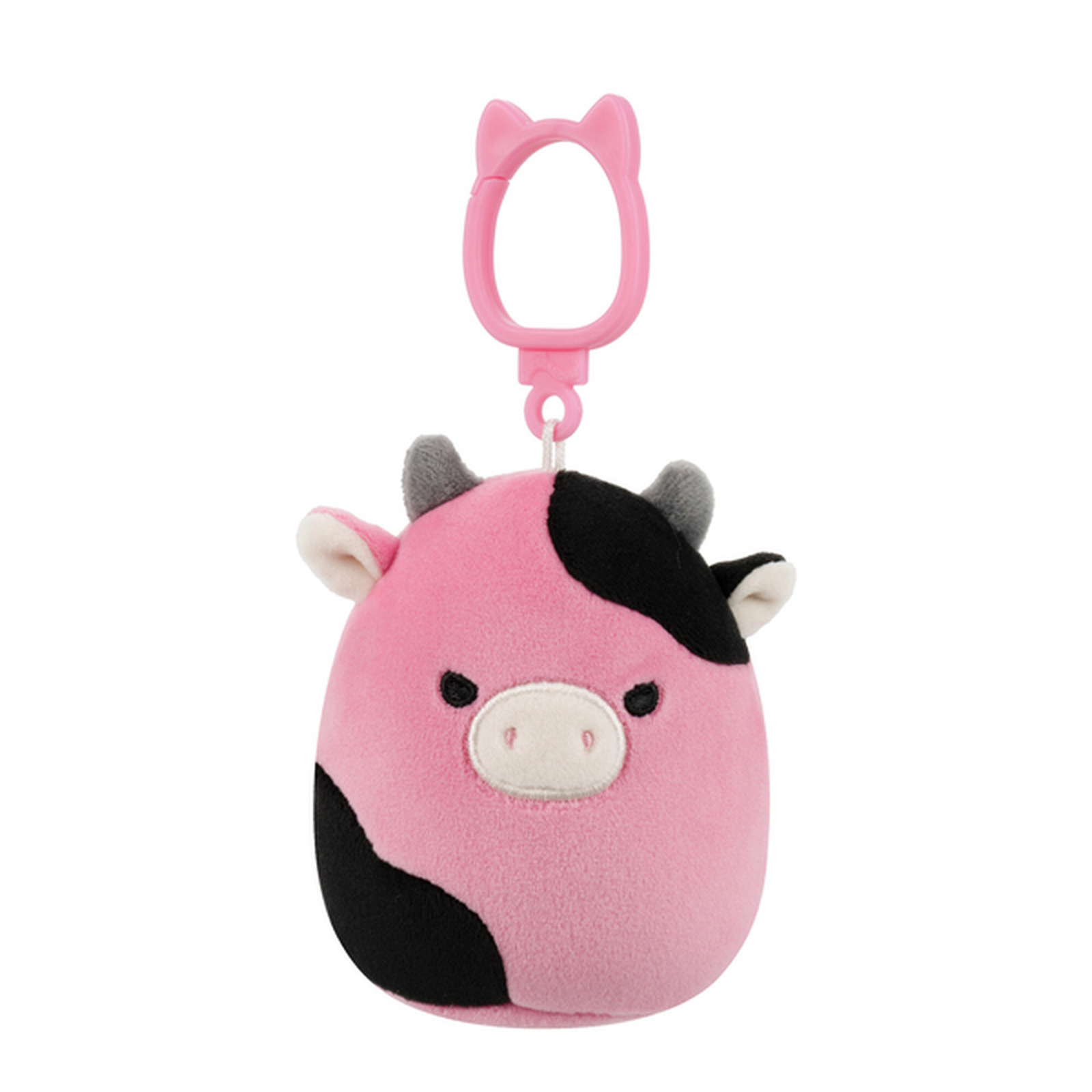 SQUISHMALLOW 3.5 INCH CLIP - POLLYANNA  THE COW - Toyworld Frankston