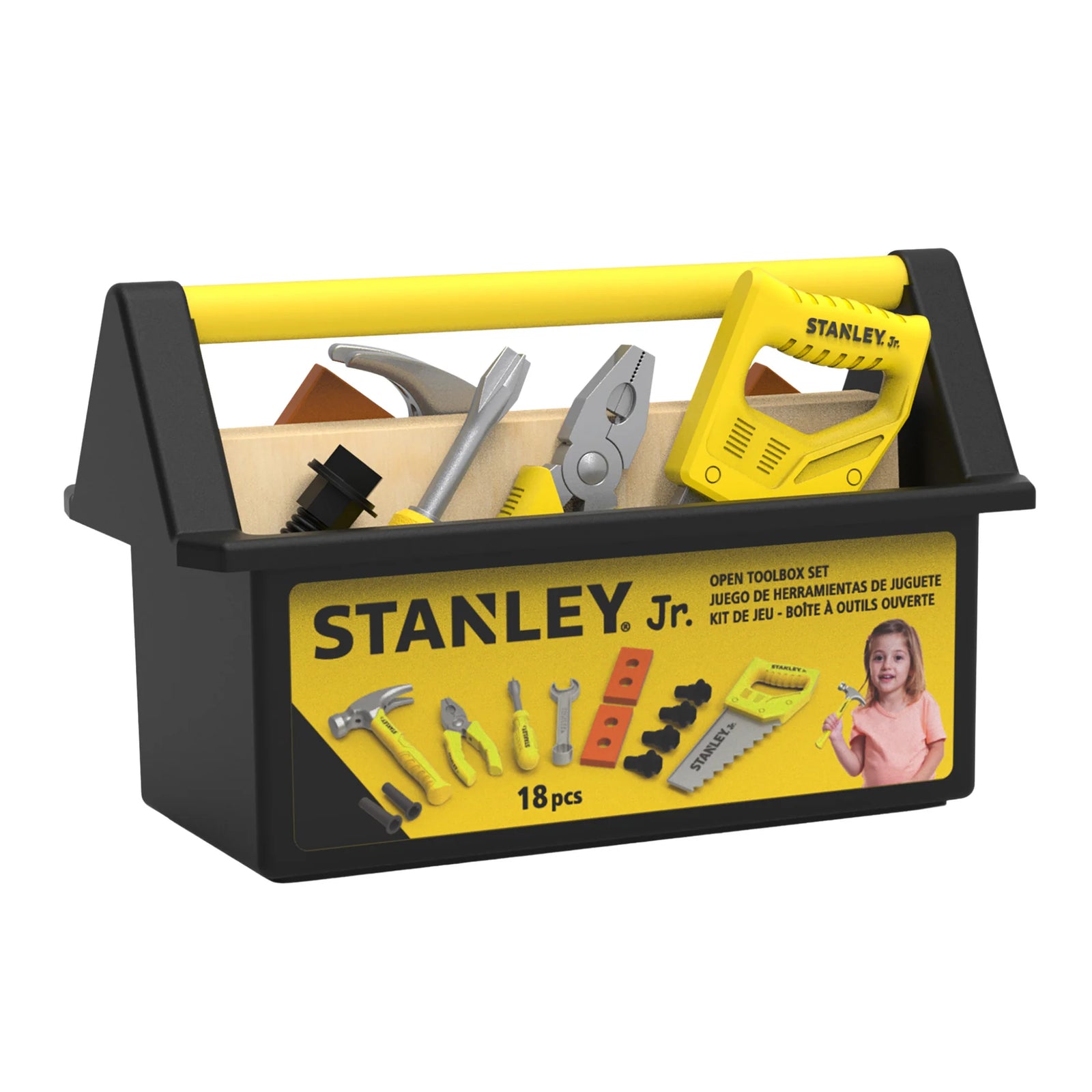 STANLEY JUNIOR PRETEND PLAY TOOLBOX SET - Toyworld Frankston
