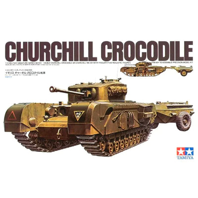 TAMIYA 1/35 BRITISH CHURCHILL CROCODILE FLAMETHROWER TANK - Toyworld Frankston