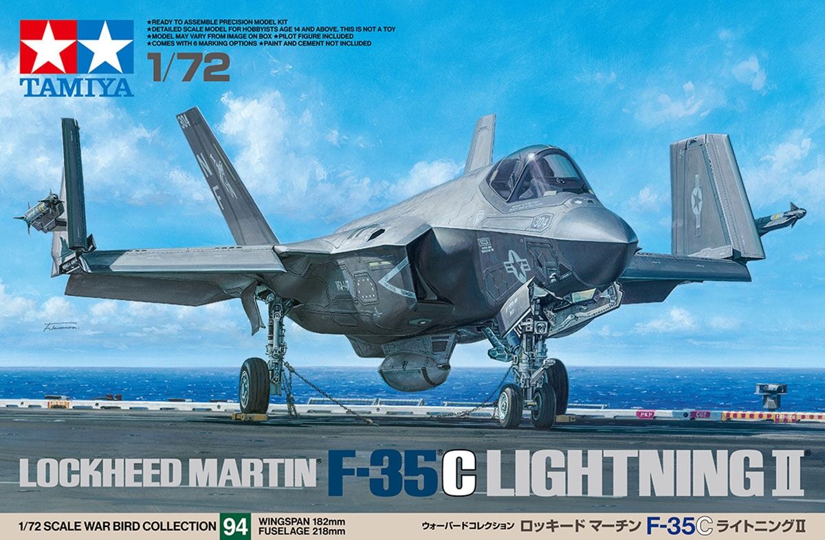 TAMIYA 1/72 LOCKHEED MARTIN F-35C LIGHTNING II