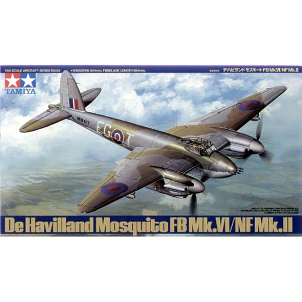 TAMIYA 1/48 MOSQUITO FB MK.VI/NF MK.II - Toyworld Frankston