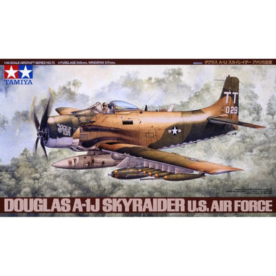 TAMIYA 1/48 DOUGLAS A-1J SKYRAIDER U. S. AIR FORCE - Toyworld Frankston