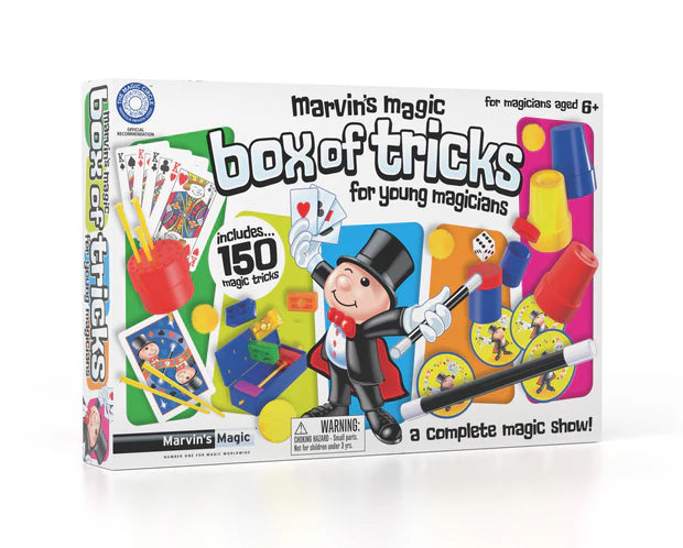 MARVINS MAGIC BOX OF 150 TRICKS - Toyworld Frankston