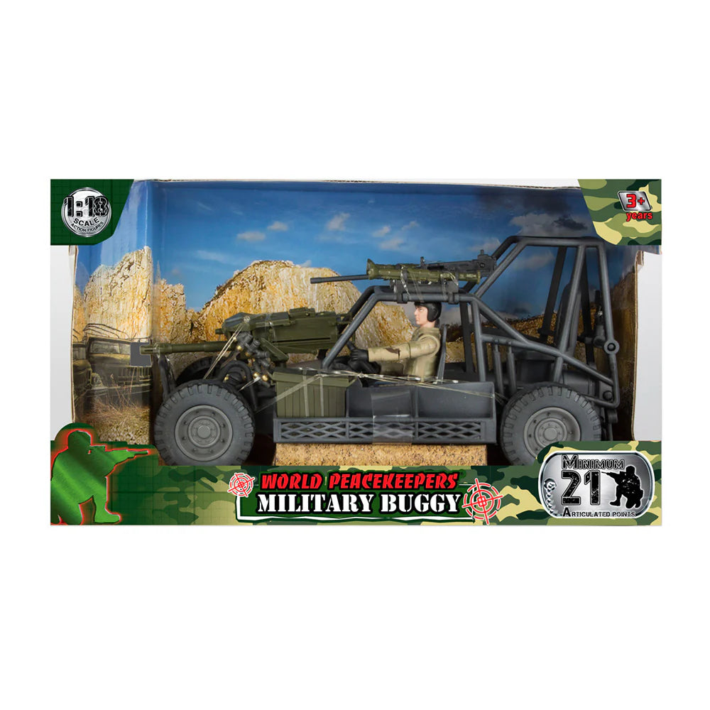 WORLD PEACEKEEPERS 1:18 MILITARY BUGGY - Toyworld Frankston