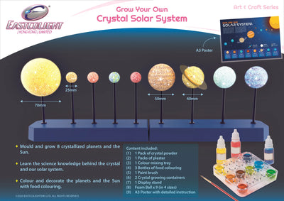 CREATIVE ART-MAKERS DIY -  CRYSTAL GROWING SOLAR SYSTEM