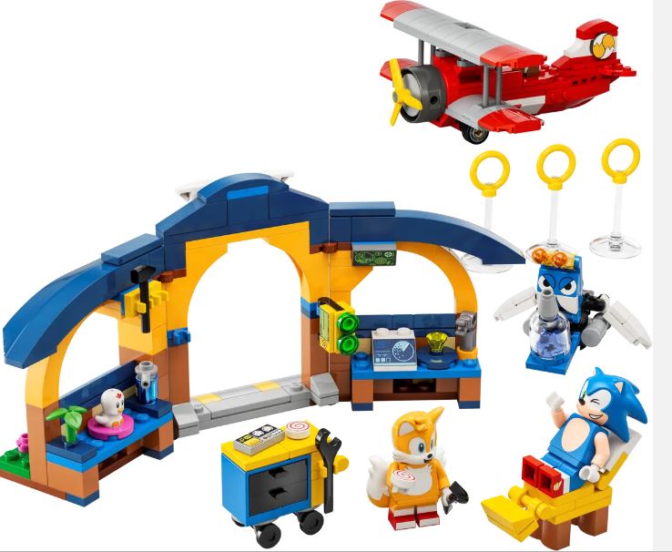 LEGO SONIC THE HEDGEHOG 76991 TAILS' WORKSHOP AND TORNADO PLANE - Toyworld Frankston